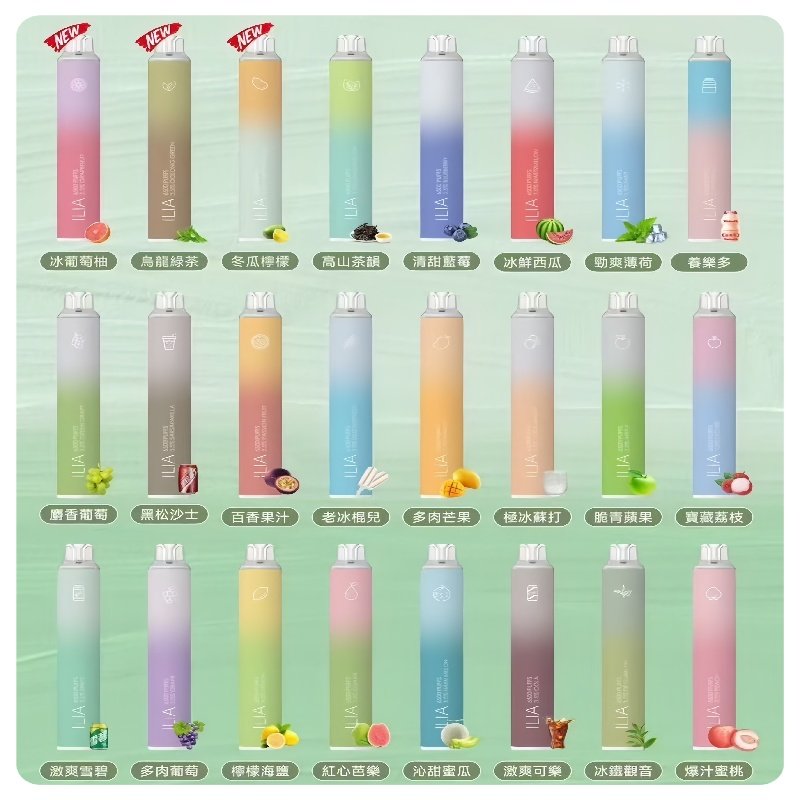ILIA BAR 4哩啞一次性大容量6500Puffs拋棄式電子煙【勁爽薄荷】:圖片 2