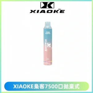 XIAOKE梟客7500Puffs跑馬燈拋棄式電子煙 可發光一次性